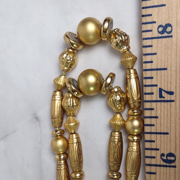 Matte Gold Necklace/Pendant Bundle 3pc Set - Picture 10 of 12